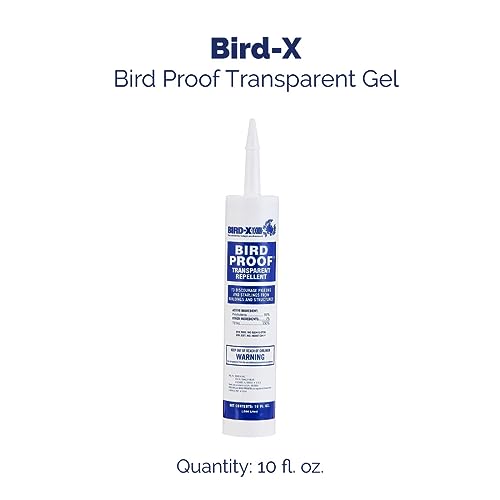 Bird-X Sticky Gel for Bird Proofing, Long-Lasting and Easy to Apply, Great for Homes and Outdoors, Durable Protection,