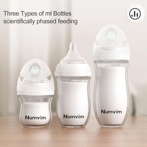 Gentle & Extra Slow Flow Glass Nurturing Baby Bottles for Newborns
| Anti Colic Nipple Glass Bottles for 0 Months Babie