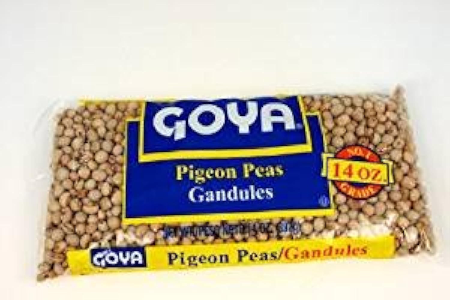 Goya Pigeon Peas 14 oz - Gandules for Food Lovers, Perfect for Cooking, Pack of 6, 14 oz Bags