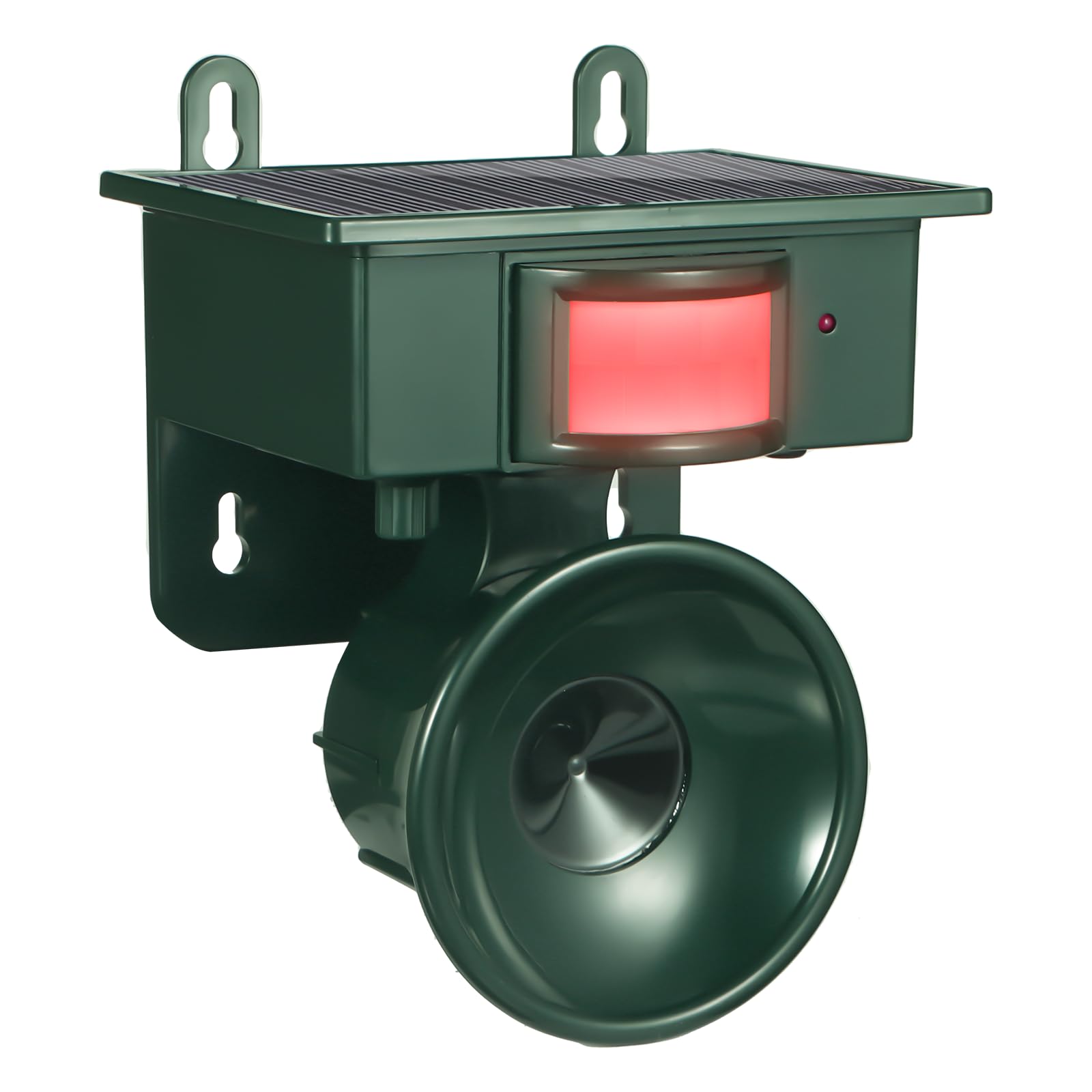 Motion Sensor Pigeon Woodpecker Bird Deterrent Outdoor Waterproof Solar Ultrasonic Repellent for Squirrel Cat Dog Deer S